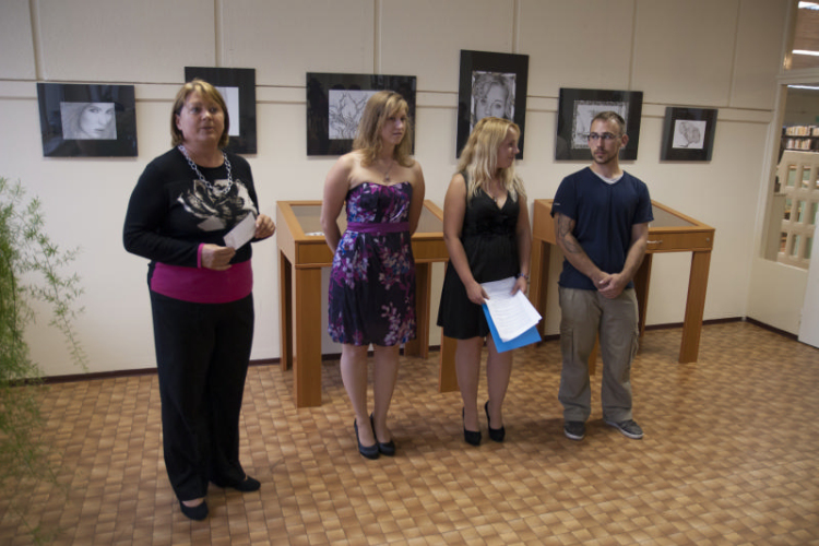 Grafika és Üveg című kiállítás