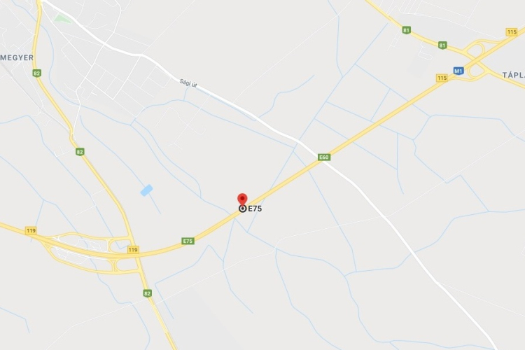Baleset az M1-esen, Győr térségében