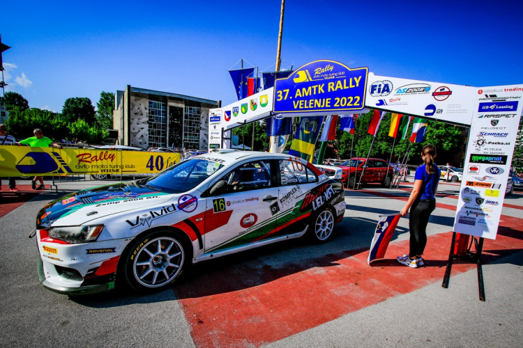 37. AMTK Rally Velenje-n vett részt a Juhász Csaba - Bencs Gábor ralipáros.