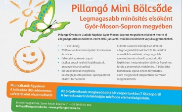 Pillangó Mini Bölcsőde – a legmagasabb minősítéssel kezdik az évet