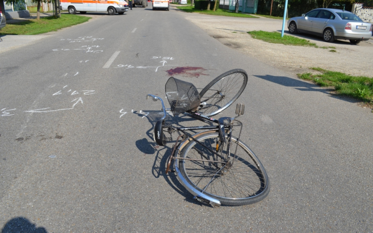 Baleset Jánossomorján