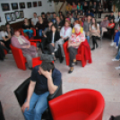 Költészet napja a FIÓK-ban a Kávészünet zenekarral (Fotó: Nagy Mária)