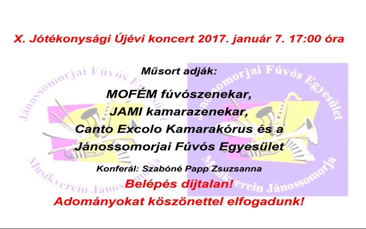 Vendégelőadókkal jubilál a Jánossomorjai Fúvós Egyesület