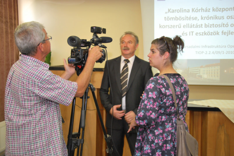 Karolina Kórház Rendelőintézet TIOP project záró (Fotó: Nagy Mária)