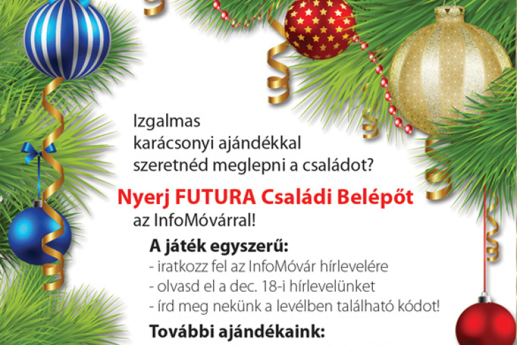 InfoMóvár Karácsonyi Nyereményjáték