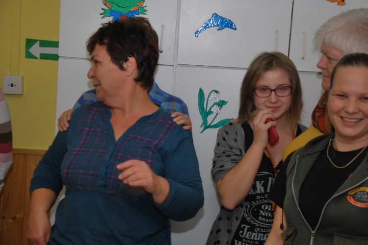 Dalma búcsúztatója a Gyerekek átmeneti otthonában (Fotó: Nagy Mária)