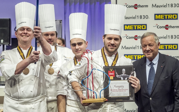 Különdíjas lett a magyar csapat a Bocuse d\'Or-on