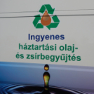 Az AQUA Szolgáltató Kft. házhoz megy a használt olajért - sajtótájékoztató