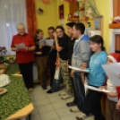A Veszprém Barabás Duna Takarék KC kézilabda csapat a Gyerekek Átmeneti Otthonában (Fotó: Nagy Mária)