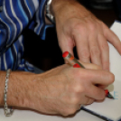 Író-olvasó találkozó Csitáry-Hock Tamással, a Zöld Kobold Sörözőben (fotó: Horváth Attila)