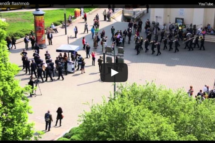 Rendőr flash mob