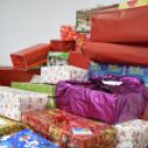 Angyalok csomagjainak átadója (Fotó: Nagy Mária)