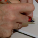 Író-olvasó találkozó Csitáry-Hock Tamással, a Zöld Kobold Sörözőben (fotó: Horváth Attila)