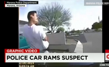 Szándékosan elütött egy rendőrjárőr egy gyanúsítottat Arizonában felvételek szerint