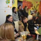 A Veszprém Barabás Duna Takarék KC kézilabda csapat a Gyerekek Átmeneti Otthonában (Fotó: Nagy Mária)