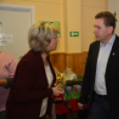 A Veszprém Barabás Duna Takarék KC kézilabda csapat a Gyerekek Átmeneti Otthonában (Fotó: Nagy Mária)