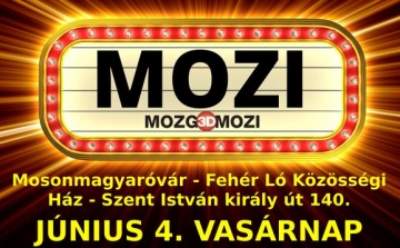 A Mozgó Mozi júniusi, mosonmagyaróvári programja