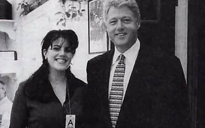 Clinton-házaspár - Véres jelenet Monica Lewinsky miatt
