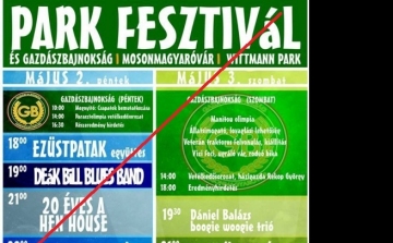 Park fesztivál - ELMARADNAK a programok!