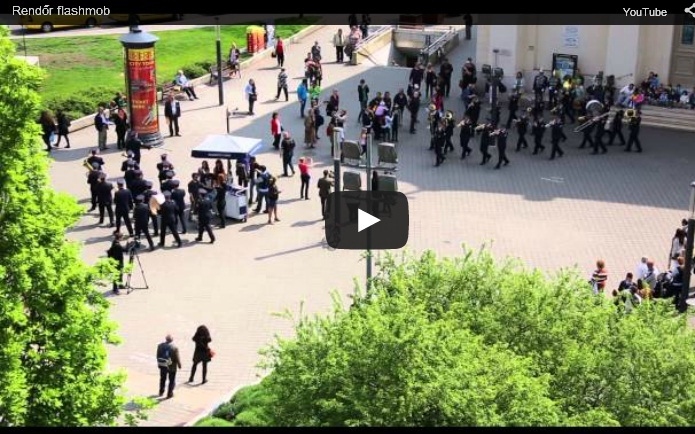 Rendőr flash mob