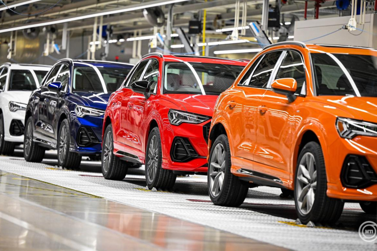 Elkészült az egymilliomodik Audi Q3 modell az Audi Hungaria győri gyárában