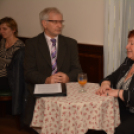 Óvárosi esték - Vizsy Ferenc beszélgetőpartnere Nusser Györgyné, Rajkai Takarék bankvezér  (Fotó: Nagy Mária)