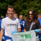Az MKC SE és az MTE 1904 csapata is csatlakozott a Teszedd! önkéntes szemétszedő akciójához (Fotó: Bánhegyi István)