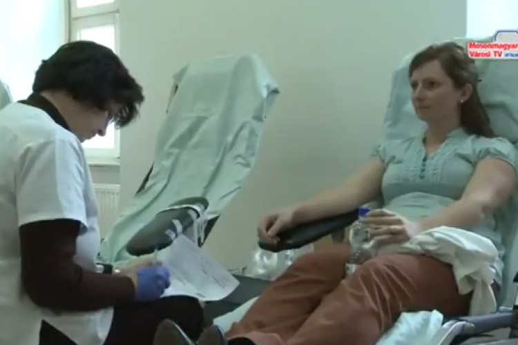 Az idei első véradás