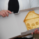 Adomány átadó a Családok Átmeneti Otthonában (Fotó: Nagy Mária)